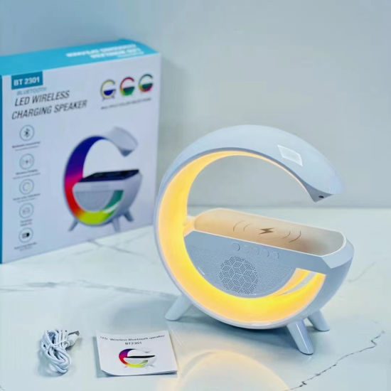 Led Wireless Charger And Speaker