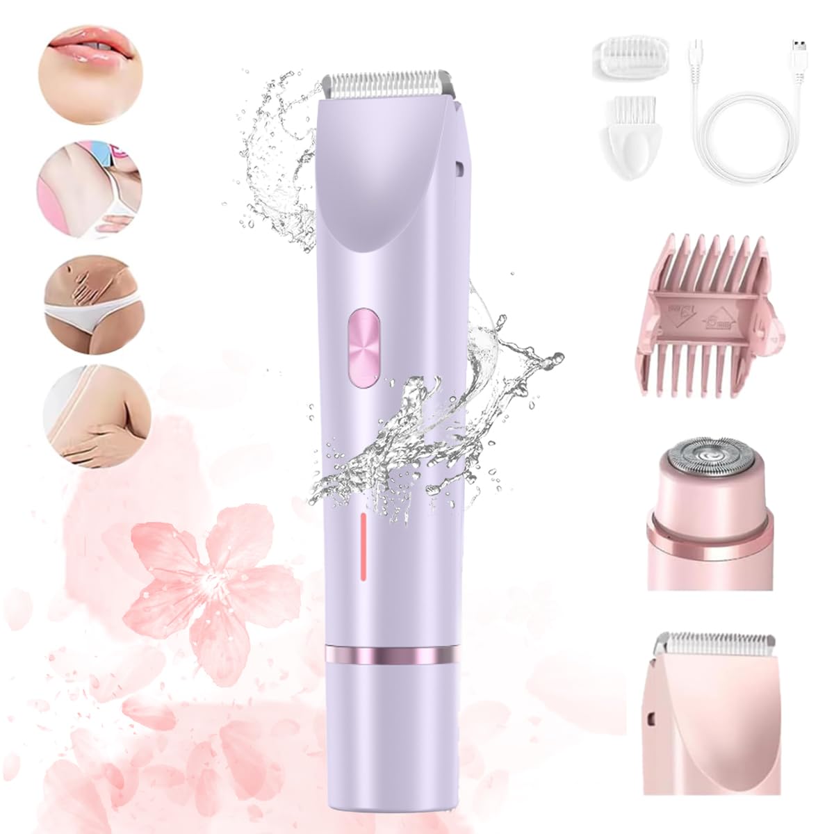 Double Head Electric Shaver - Smooth & Waterproof