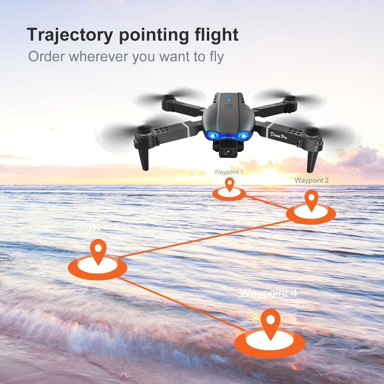 V88 Pro 8K Drone – Dual Camera, 5G GPS & Dual Battery – طائرة الدرون E99