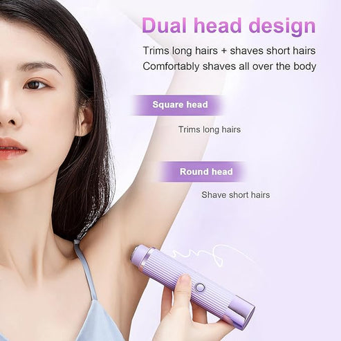 Double Head Electric Shaver - Smooth & Waterproof